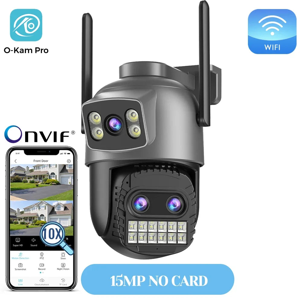 Caméra De Surveillance Extérieure PTZ Wi-Fi 10X